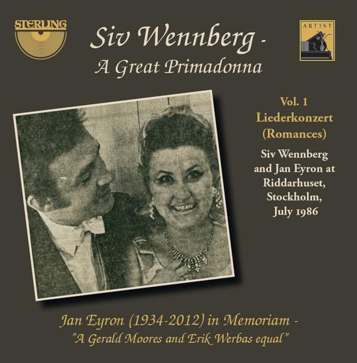 Siv Wennberg - A Great Primadonna - Vol.1 Liederkonzert