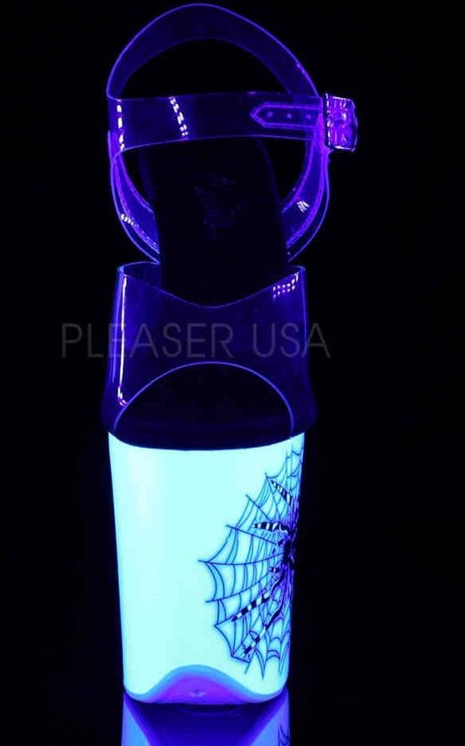 Pleaser Sandale avec bride à la cheville -35 Chaussures- FLAMINGO-808SW US 5 Blanc