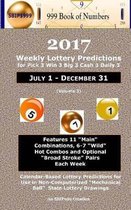 2017 Weekly Lottery Predictions for Pick 3 Win 3 Big 3 Cash 3 Daily 3