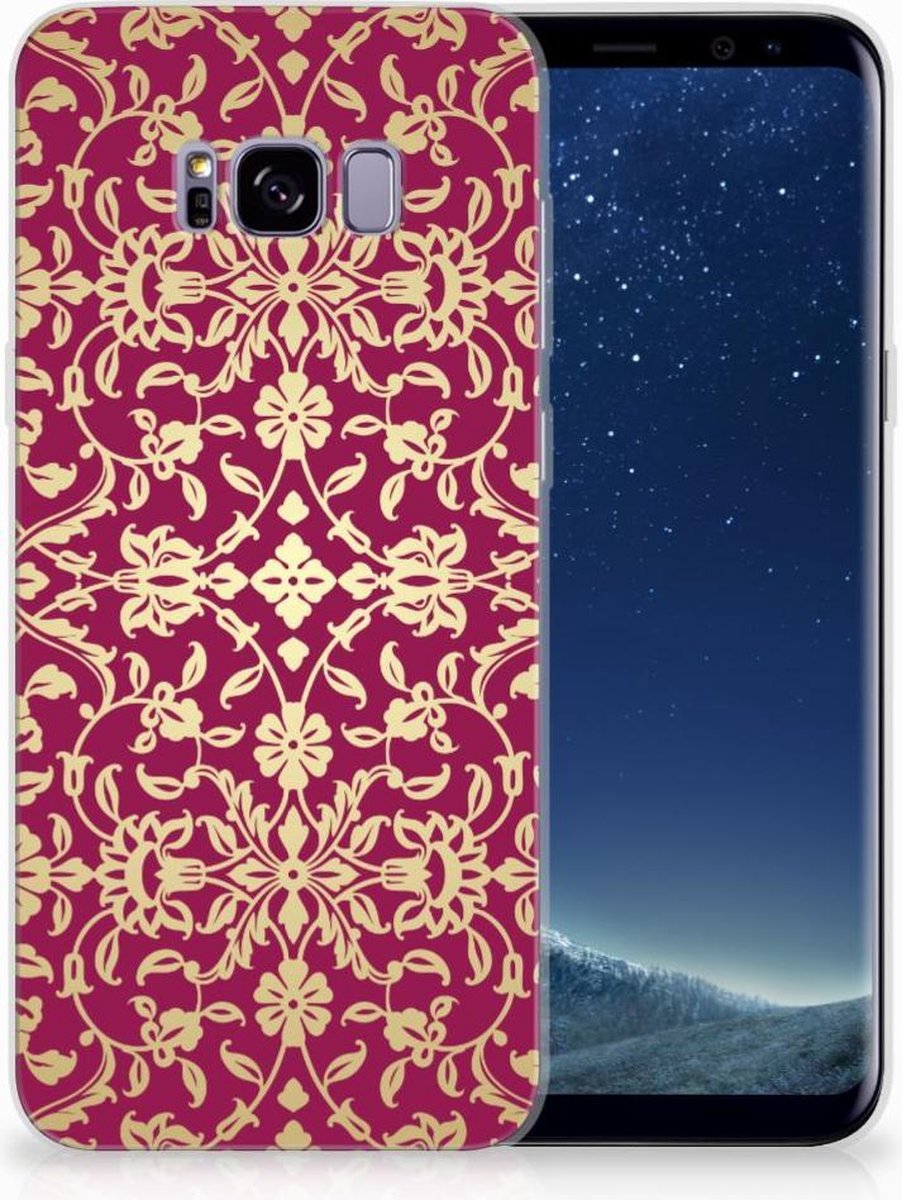 Siliconen Hoesje Samsung Galaxy S8 Plus Barok Pink