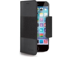 Smartphonehoesjes.nl Celly Glitty booktype hoes iPhone 6 / 6S - Zwart