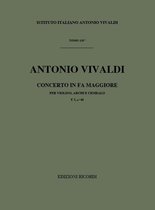Concerto in Fa Maggiore per Violino, Archi e BC