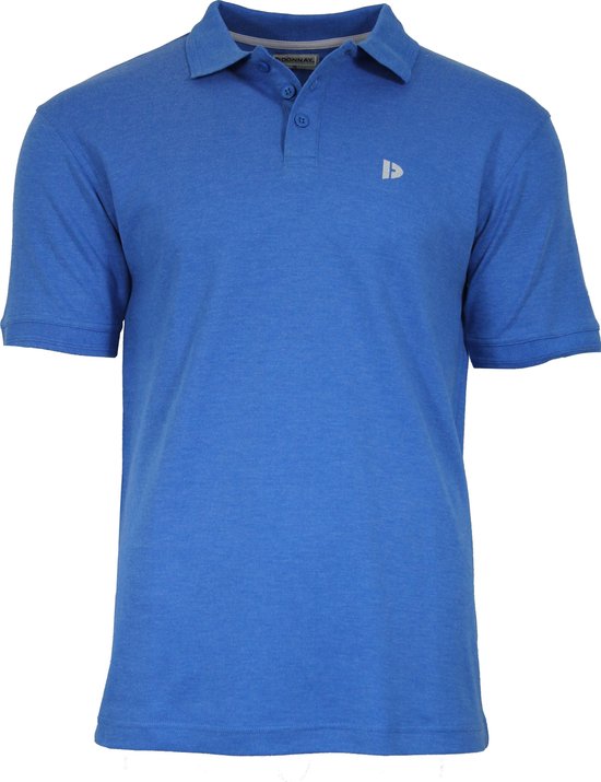 Donnay Polo - Sportpolo - Heren - Maat S - Royal Blue Marl