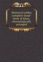 Historical tables complete hand-book of dates, chronologically arranged