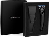 Bolin Webb X1 Nero Black Razor and case - design scheermes houder in siliconen hoesje