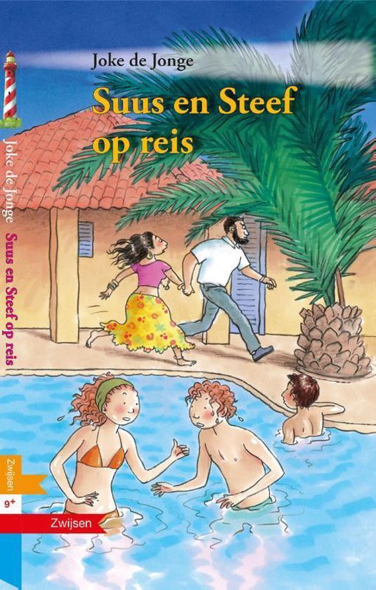 Cover van het boek 'Zoeklicht Suus en Steef op reis' van J. de Jonge