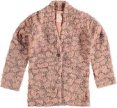 Indian blue zachte gevoerde blazer Maat - 116
