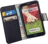 Lelycase Bookcase Zwart Flip Wallet Hoesje LG G2 Mini