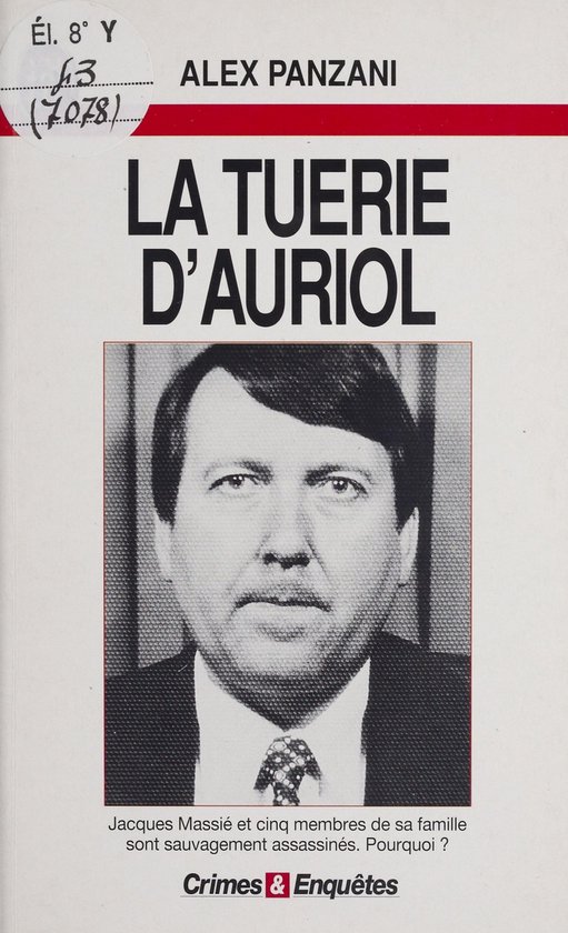 La Tuerie d'Auriol - cover