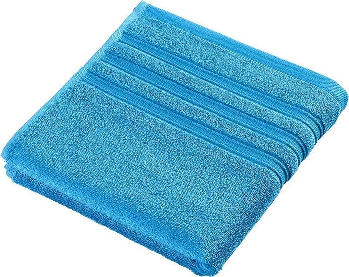 De Witte Lietaer Dolce Badhanddoek - Algiers-Blue 60x110