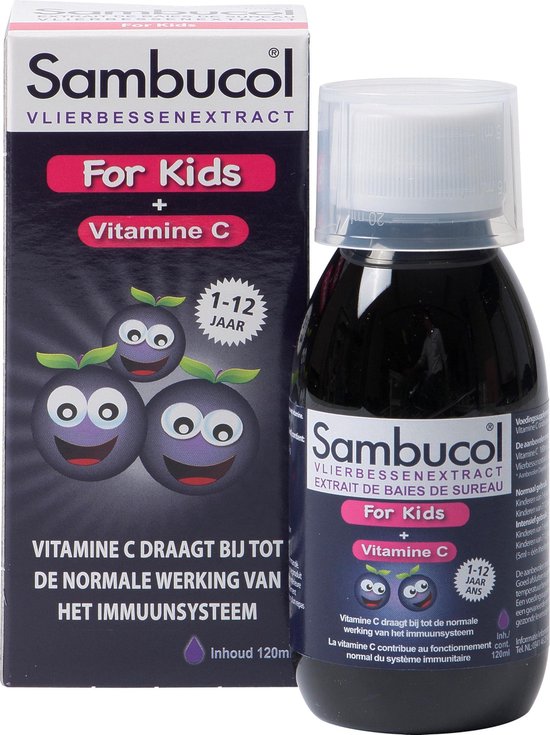 Bol Com Sambucol Vlierbessen Siroop For Kids 120 Ml