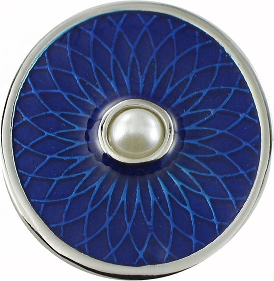 Quiges - Pièce Oval Pearl Core Blue - EPM086