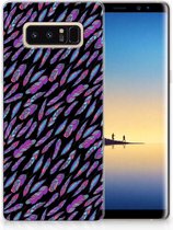 Samsung Galaxy Note 8 TPU Hoesje Design Feathers Color
