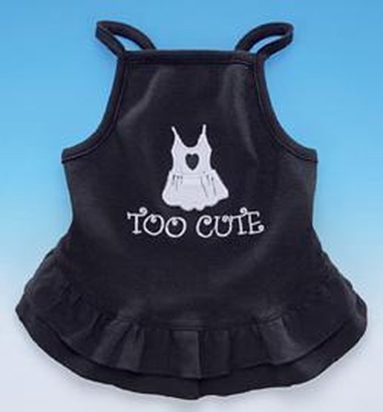 Nobby - Hondenjurk Too Cute - Zwart - 15 cm
