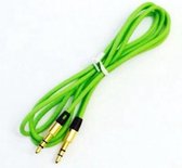 Color Aux Audio Kabel 1 Meter groen