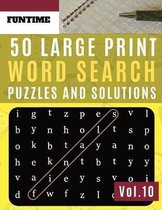 50 Large Print Word Search Puzzles and Solutions