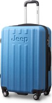 Jeep Makalu '19 - 67 cm - Hardcase koffer - Expandable - TSA-cijferslot - Blauw
