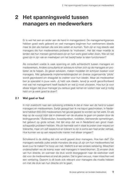 De zeven geheimen van tevreden medewerkers