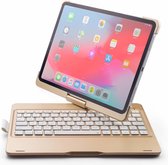 iPadspullekes iPad Pro 11 toetsenbord draaibare case goud