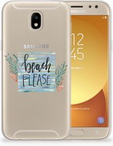 Geschikt voor Samsung Galaxy J5 2017 Uniek TPU Hoesje Boho Beach