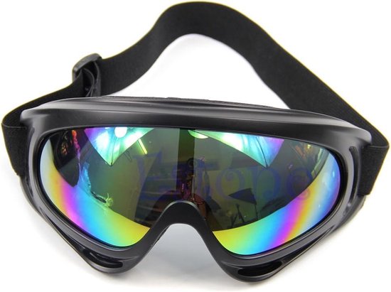 wintersport ski/snowboard bril, ook geschikt voor motorcross (zwart) |  bol.com