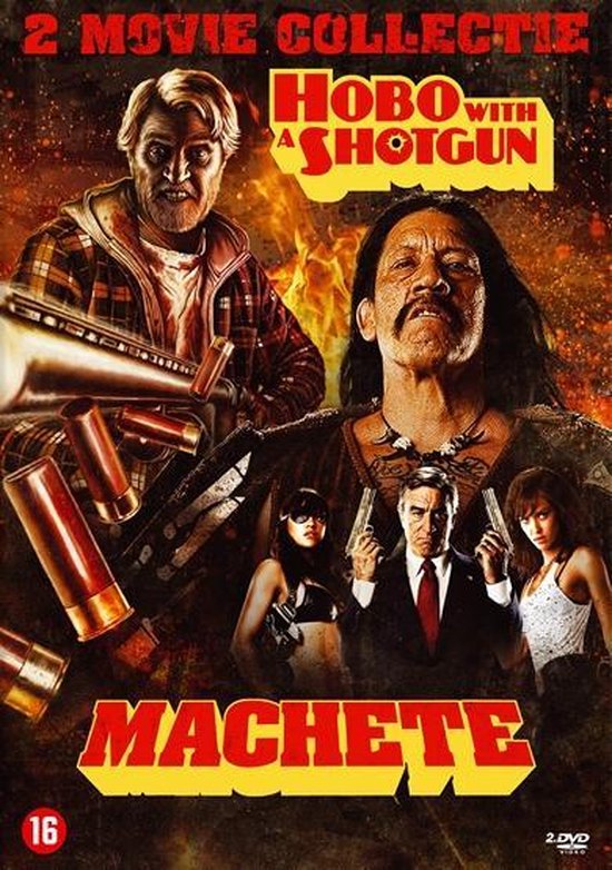 Cover van de film 'Machete/Hobo With A Shotgun'