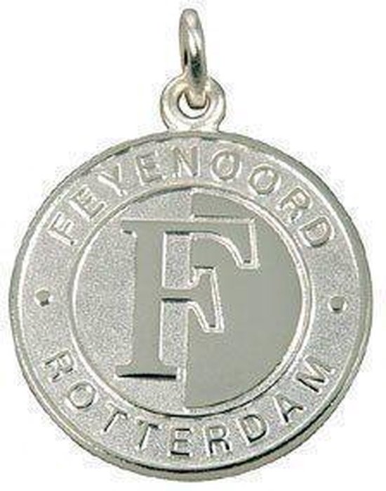 Feyenoord Hanger zilver relief logo klein 20mm | bol.com