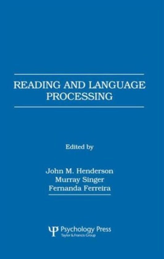 Reading and Language Processing - cover