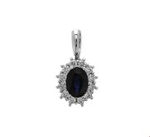 TFT Hanger Witgoud Saffier En Diamant 0.36 Ct.