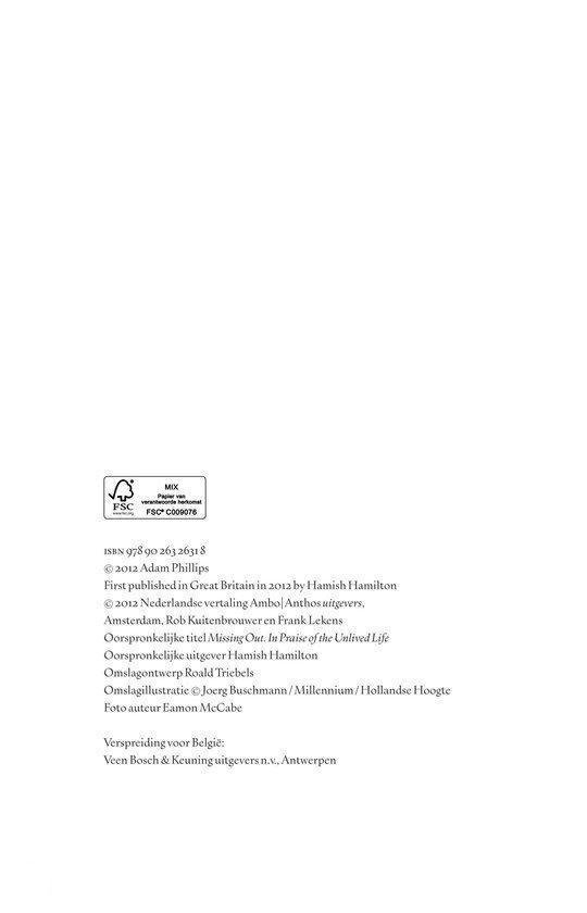 Het ongeleefde leven