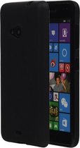 Microsoft Lumia 535 TPU Hoesje Zwart