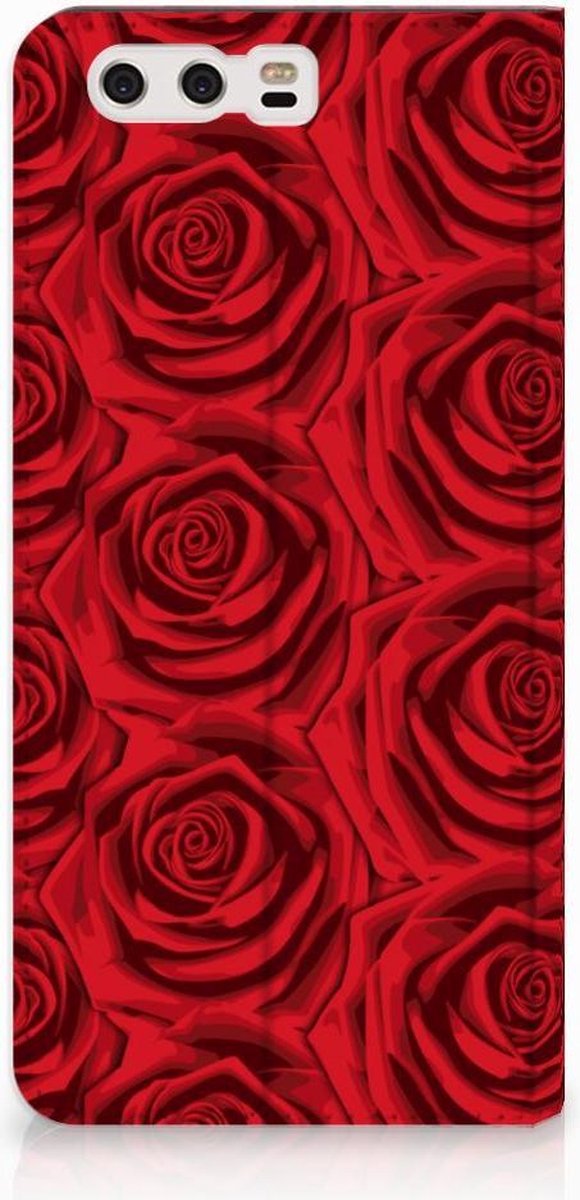 Huawei P10 Plus Smart Cover Red Roses