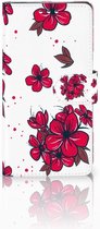 Sony Xperia XZ1 Boekcase Design Blossom Red