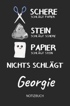 Nichts schl gt - Georgie - Notizbuch