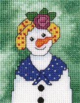 Borduurpakket Sneeuwpop Vrouwtje (250) - RTO