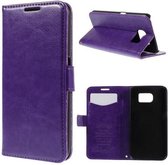 Kds PU Leather Wallet hoesje Samsung Galaxy S6 Edge paars