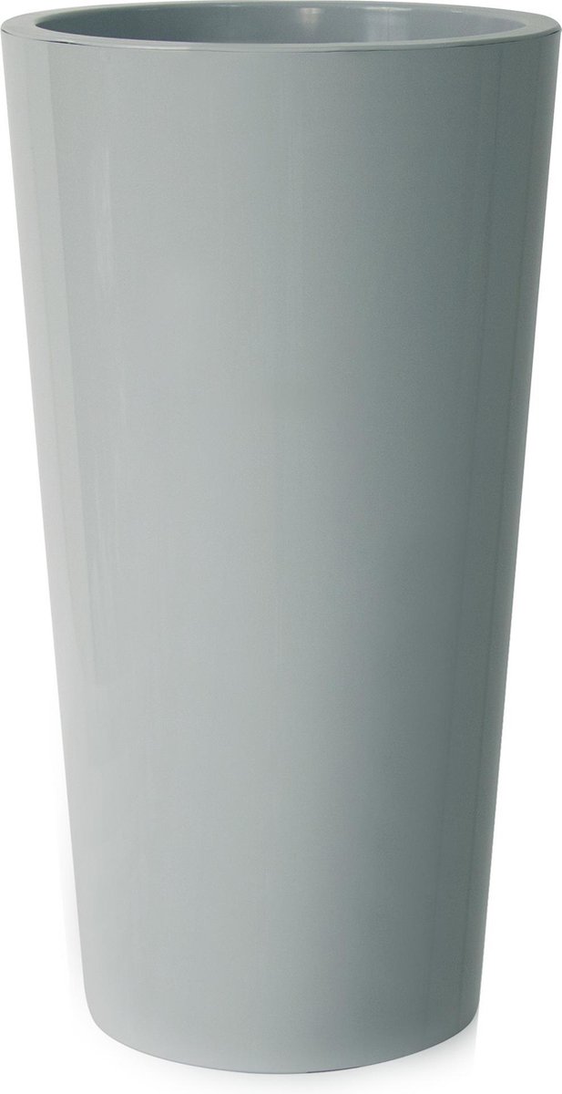 Bloempot Buiten Hoog Rond Tuit 33cm ASGRIJS Euro3Plast