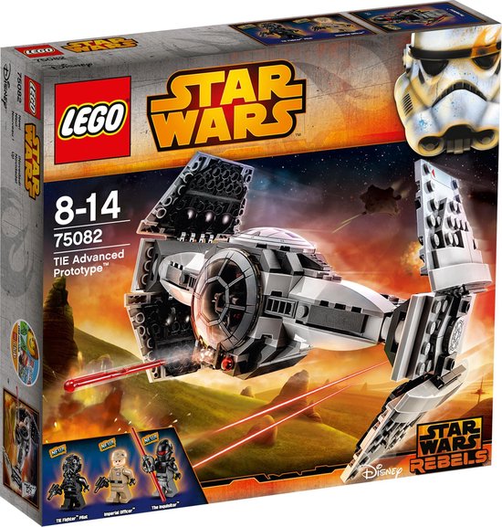 Landelijk vriendelijke groet toonhoogte LEGO Star Wars TIE Advanced Prototype - 75082 | bol.com
