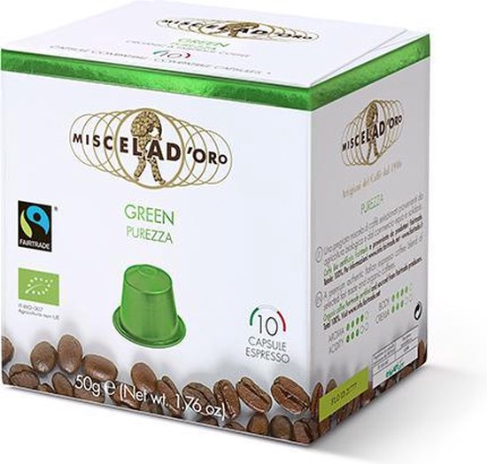 Miscela d'Oro CapNes Green capsules 100 stuks - fair trade