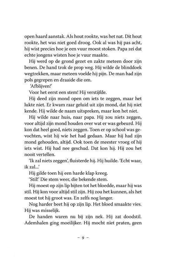Pagina 9 van een boek met zwarte tekst op een witte achtergrond.