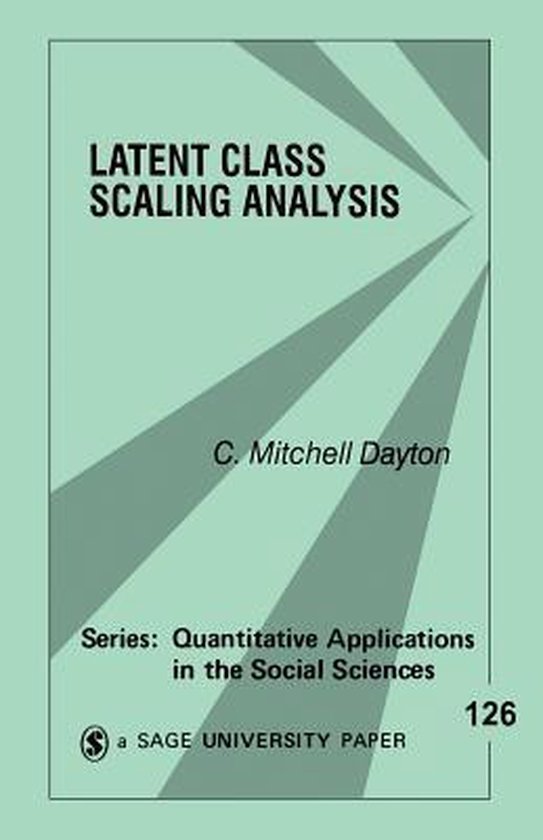 Latent Class Scaling Analysis - cover