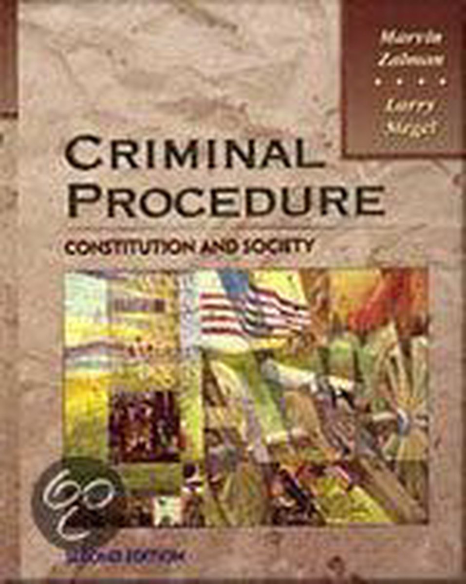 Criminal Procedure: Constitution and Society, Larry J. Siegel ...