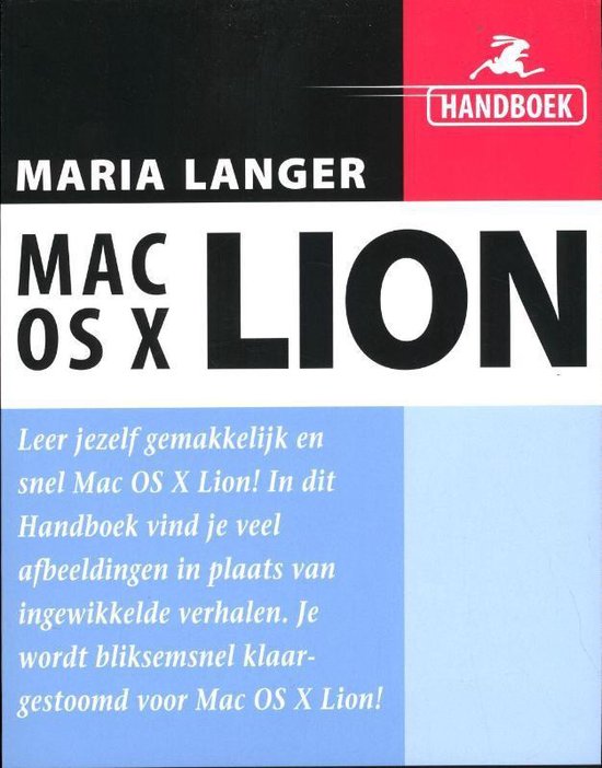 Cover van het boek 'Handboek Mac OS X Lion' van  Langer