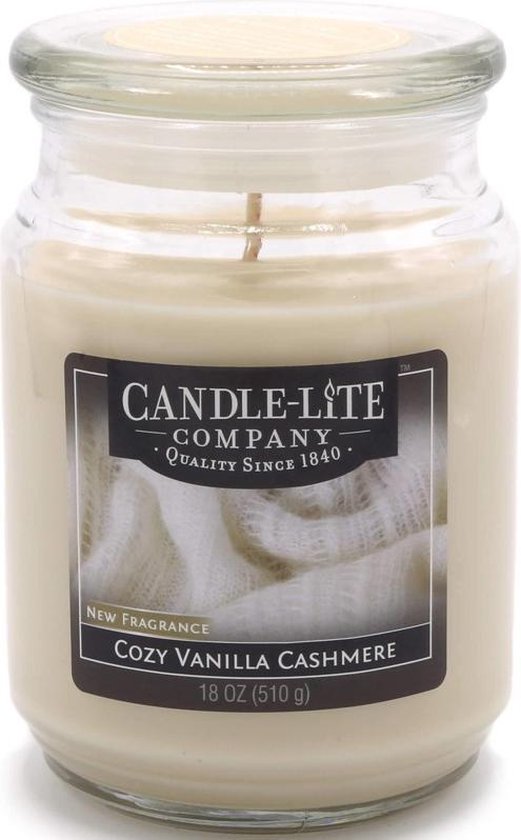 CandleLite Company geurkaars cozy vanilla cashmere
