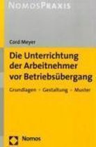 Die Unterrichtung der Arbeitnehmer vor Betriebsübergang