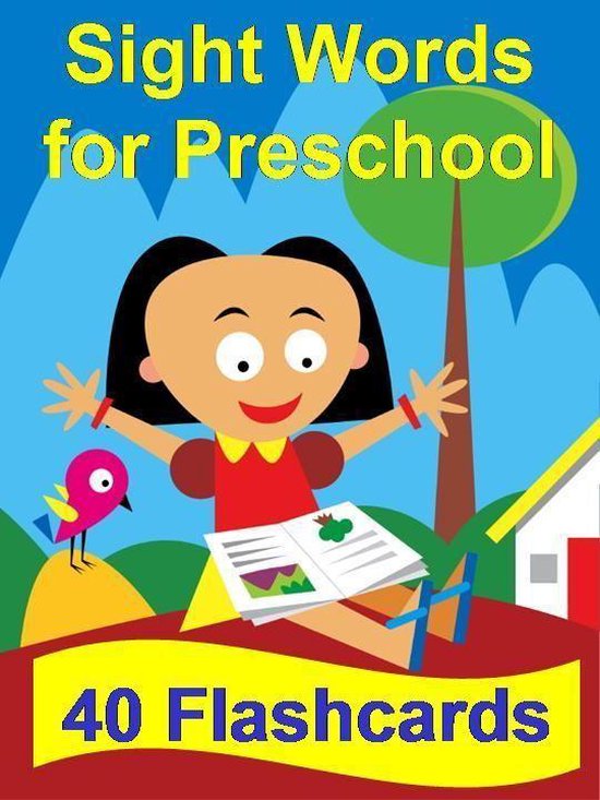 Sight Words for Preschool: 40 Flashcards - cover