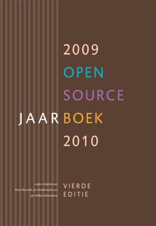 Cover van het boek 'Open Source Jaarboek 2009-2010'