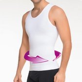 Corrigerend Shirt Mannen Shapewear Hemd - Wit - L