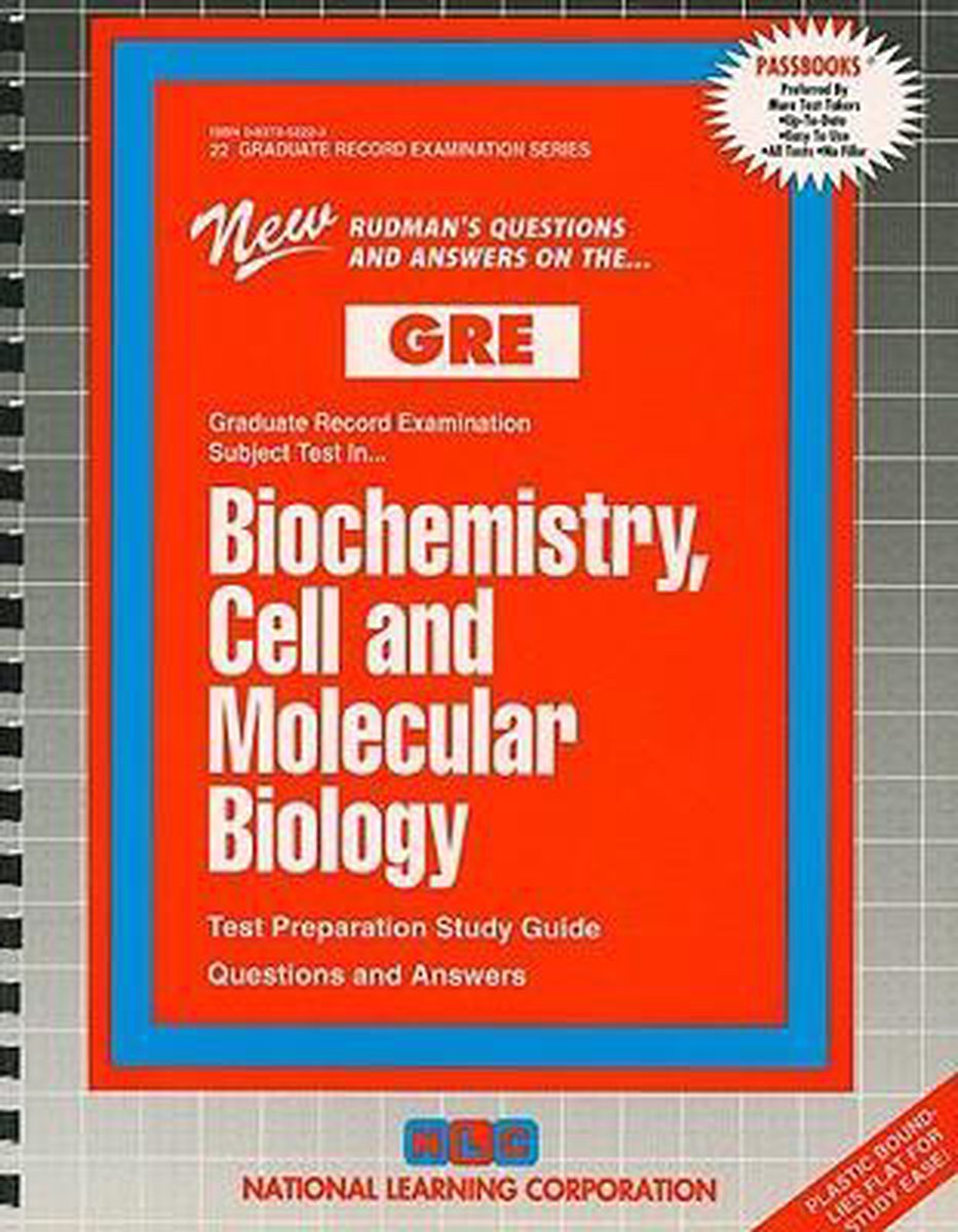 Biochemistry, Cell and Molecular Biology 9780837352220 National Learning...