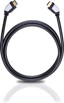 Oehlbach Shape Magic High Speed haakse HDMI®-kabel met ethernet lengte 1,2 meter